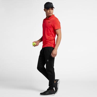 Nike Mens Zonal Cooling RF Advantage Polo - Habanero Red - main image