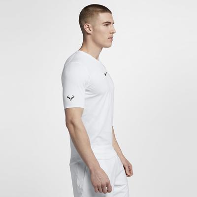 Nike Mens AeroReact Rafa Top - White - main image
