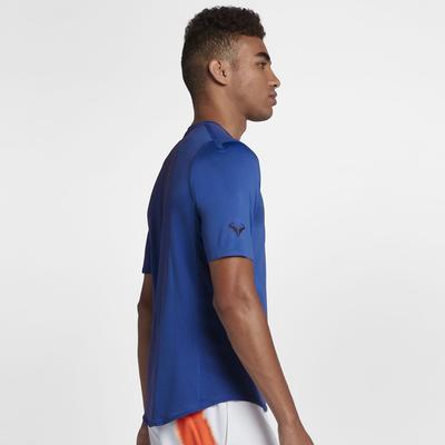 Nike Mens AeroReact Rafa Top - Game Royal/Signal Blue - main image