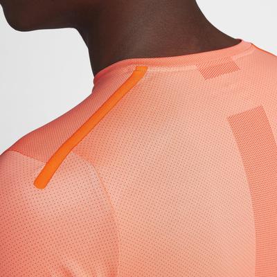Nike Mens AeroReact Rafa Top - Hyper Crimson/Bright Mango - main image