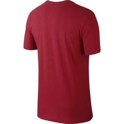 Nike Mens Court Tennis T-Shirt - Gym Red/Team Red - main image