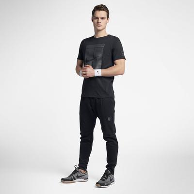 Nike Mens Court Tennis T-Shirt - Black/Anthracite - main image