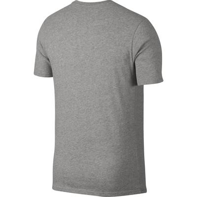 Nike Mens RF T-Shirt - Dark Grey Heather/Bright Citron - main image