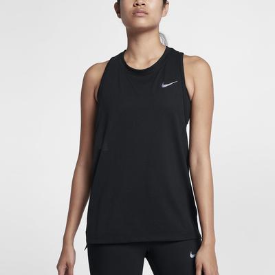Nike Womens Breathe Elastike Tank Top - Black/White - main image