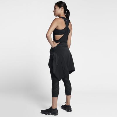 Nike Womens Breathe Elastike Tank Top - Black/White - main image