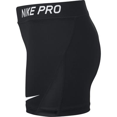 Nike Girls Pro Shorts - Black/White - main image