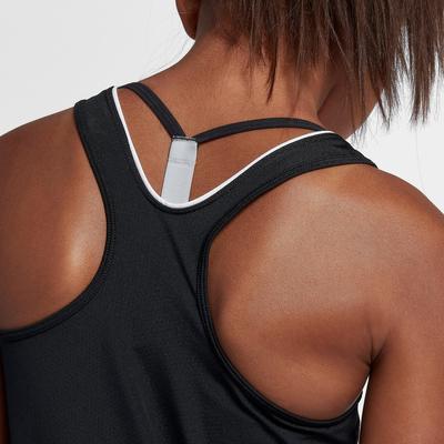 Nike Girls Pro Tank - Black/White - main image