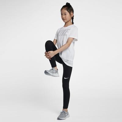 Nike Girls Pro Training Tights - Black - main image