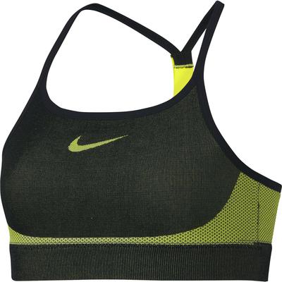Nike Girls Sports Bra - Black/Volt - main image