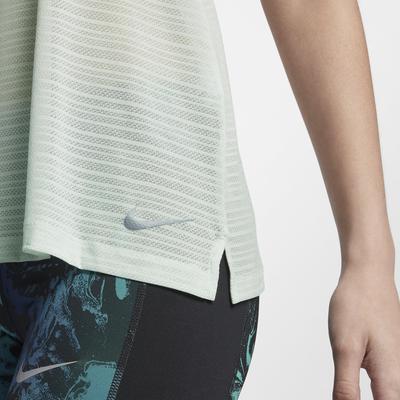 Nike Womens Miler Running Tank - Barely Grey/Heather