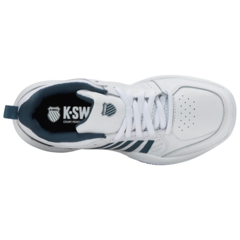 K-Swiss Kids Court Express 2 Tennis Shoes - White/Stargazer - main image