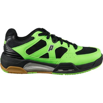 Prince Mens NFS Attack Squash Shoes - Black/Green - main image