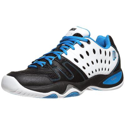 Prince Mens T22 Tennis Shoes - White/Black/Blue - main image