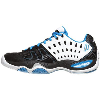 Prince Mens T22 Tennis Shoes - White/Black/Blue - main image
