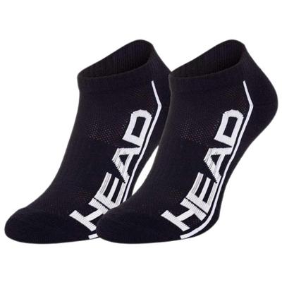 Head Short Performance Sneaker Socks (2 Pairs) - Black/White - main image