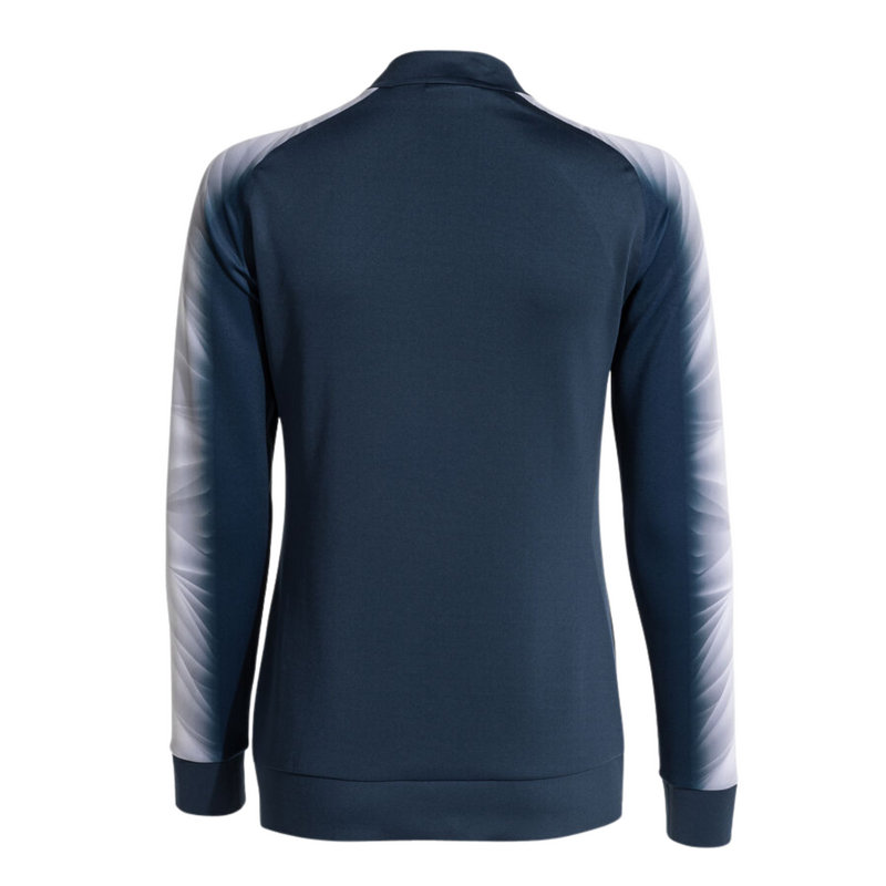 Joma Womens Elite XI Full-Zip Sweatshirt- Navy Blue/White - main image