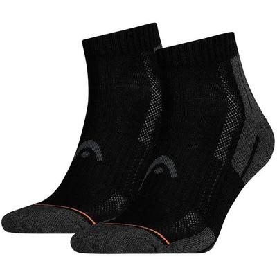 Head Performance Quarter Socks (2 Pairs) - Black - main image