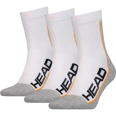 Head Performance Short Crew Socks (3 Pairs) - White
