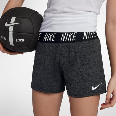 Nike Girls Dry Trophy Shorts - Black/White - main image