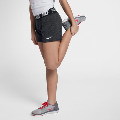 Nike Girls Dry Trophy Shorts - Black/White - main image