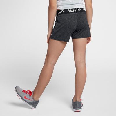 Nike Girls Dry Trophy Shorts - Black/White - main image