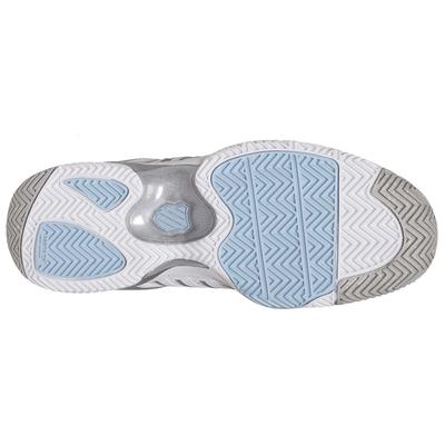 K-Swiss Womens Defier RS Tennis Shoes - White/Blue/Silver - main image