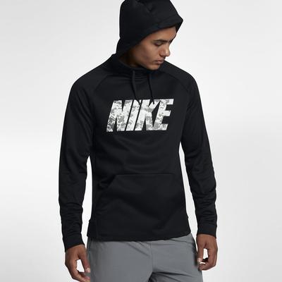 Nike Mens Therma Training Hoodie - Black