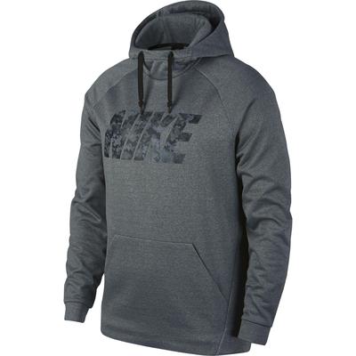 Nike Mens Therma Training Hoodie - Carbon Heather - main image