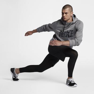 Nike Mens Therma Training Hoodie - Carbon Heather - main image