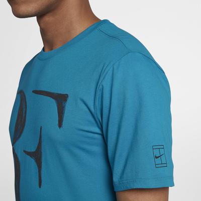 Nike Mens RF T-Shirt - Neo Turquoise/Black - main image