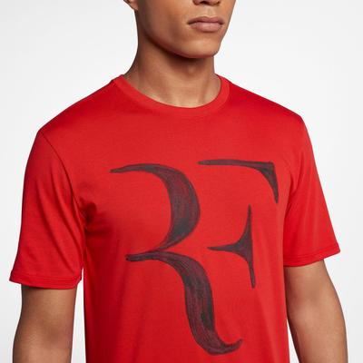 Nike Mens RF T-Shirt - Habanero Red/Total Crimson - main image