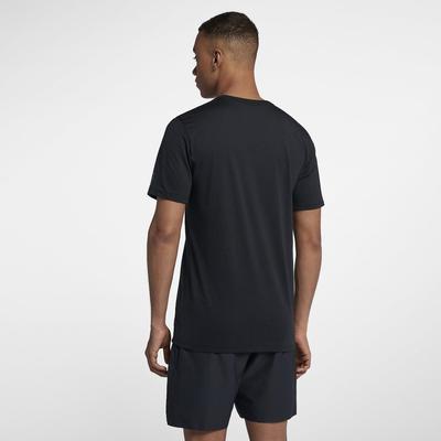Nike Mens Dry Rafa T-Shirt - Black/Lagoon Pulse - main image