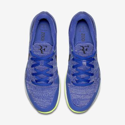 Nike Mens Zoom Vapor 9.5 RF Flyknit QS Tennis Shoes - Blue/Green - main image