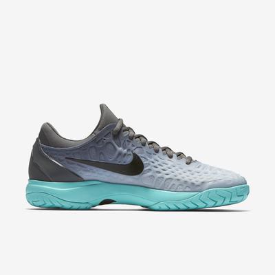 Nike Mens Zoom Cage 3 Tennis Shoes - Wolf Grey/Aurora - main image