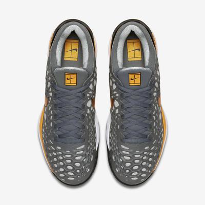 Nike Mens Zoom Cage 3 Tennis Shoes - Cool Grey/Laser Orange - main image
