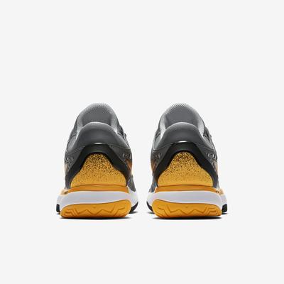 Nike Mens Zoom Cage 3 Tennis Shoes - Cool Grey/Laser Orange - main image