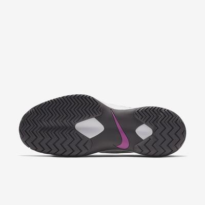 Nike Mens Zoom Cage 3 Tennis Shoes - Platinum Tint/Laser Fuchsia/Thunder Grey - main image
