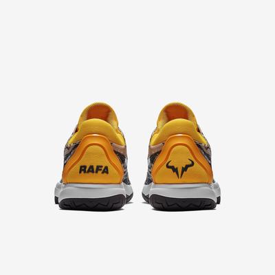 Nike Mens Zoom Cage 3 Rafa Tennis Shoes - Pure Platinum/Laser Orange - main image