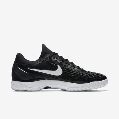 Nike Mens Zoom Cage 3 Tennis Shoes - Black/White - main image