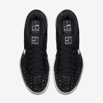 Nike Mens Zoom Cage 3 Tennis Shoes - Black/White - main image