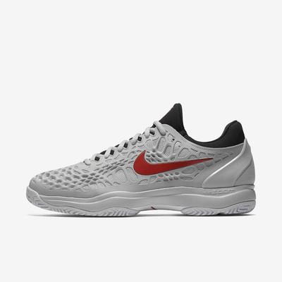 Nike Mens Zoom Cage 3 Tennis Shoes - Pure Platinum/Black