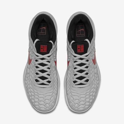 Nike Mens Zoom Cage 3 Tennis Shoes - Pure Platinum/Black - main image