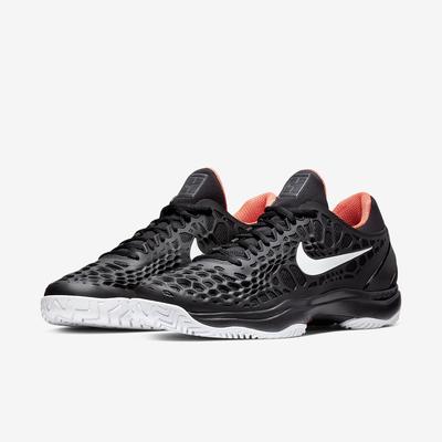 Nike Mens Zoom Cage 3 Tennis Shoes - Black - main image