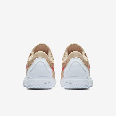 Nike Mens Zoom Cage 3 Tennis Shoes - Bio Beige/Bright Crimson - main image