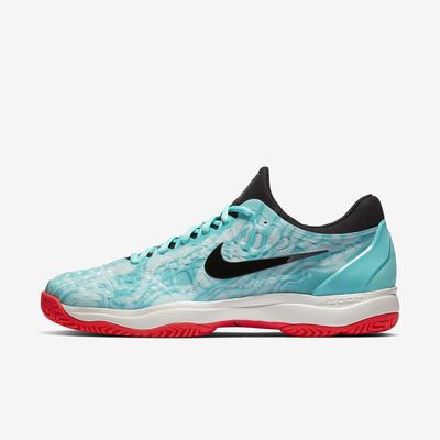 Nike Mens Zoom Cage 3 Tennis Shoes - Aurora/Teal Tint/Phantom/Black - main image