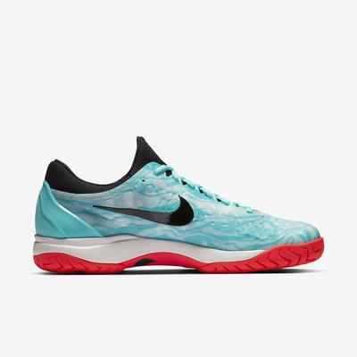 Nike Mens Zoom Cage 3 Tennis Shoes - Aurora/Teal Tint/Phantom/Black - main image