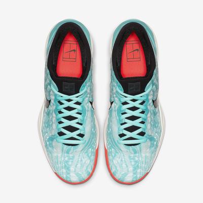 Nike Mens Zoom Cage 3 Tennis Shoes - Aurora/Teal Tint/Phantom/Black - main image