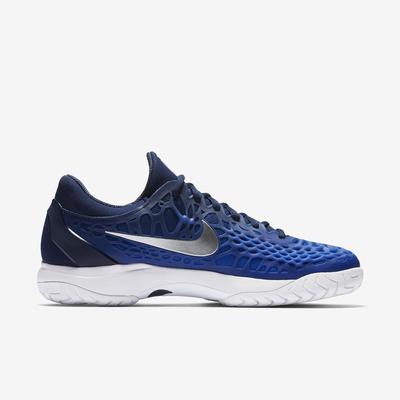 Nike Mens Zoom Cage 3 Tennis Shoes - Midnight Navy/Racer Blue - main image