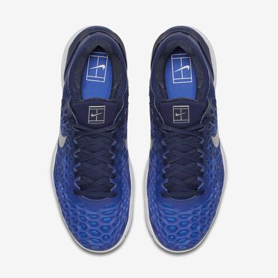 Nike Mens Zoom Cage 3 Tennis Shoes - Midnight Navy/Racer Blue - main image