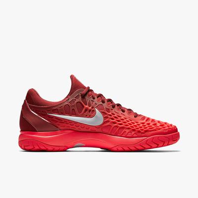 Nike Mens Zoom Cage 3 Tennis Shoes - Team Red/Siren Red - main image